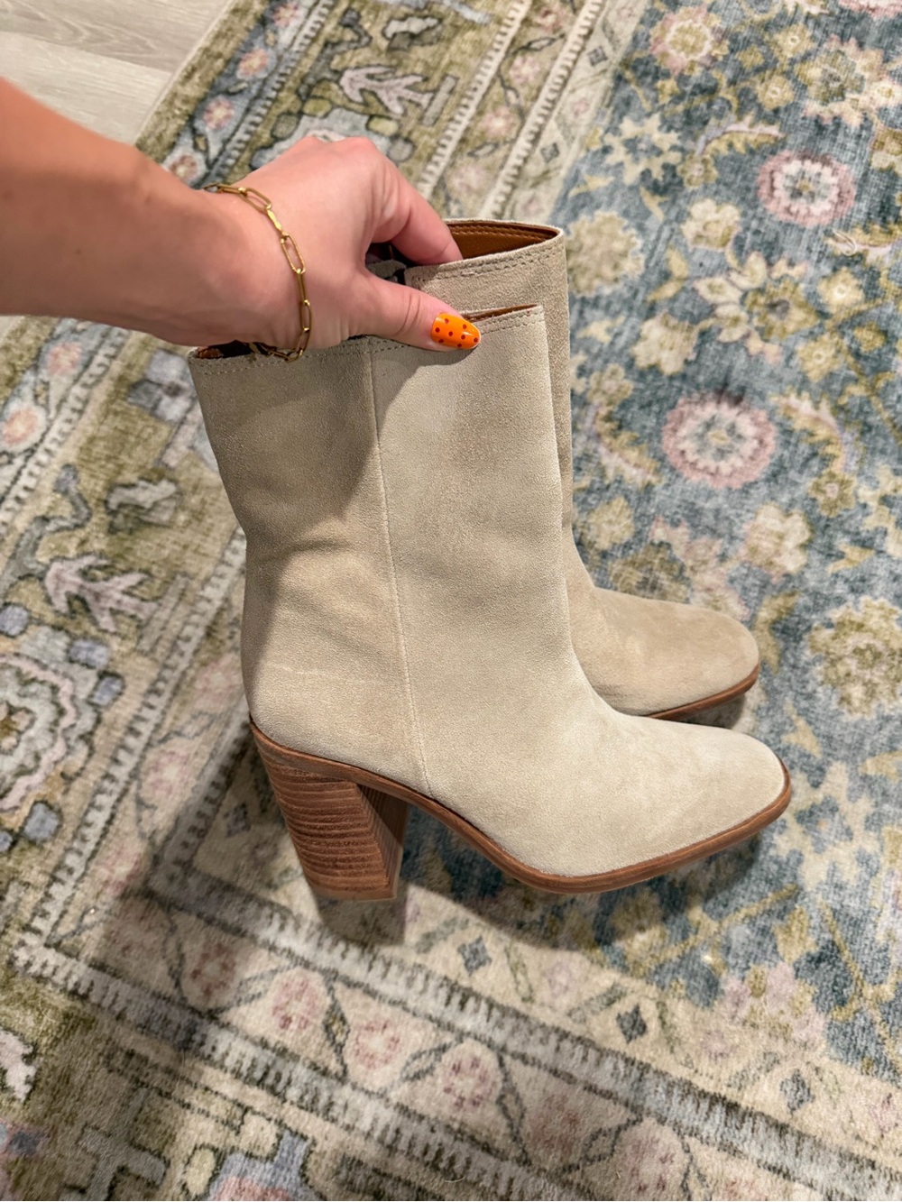 Lucky Brand Suede Mid-Calf Boots